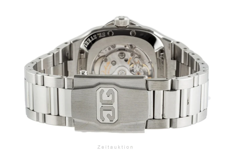 Glashütte Seventies steel automatic men's watch 2-39-47-12-12-14 LP: 10800EUR [2301432]