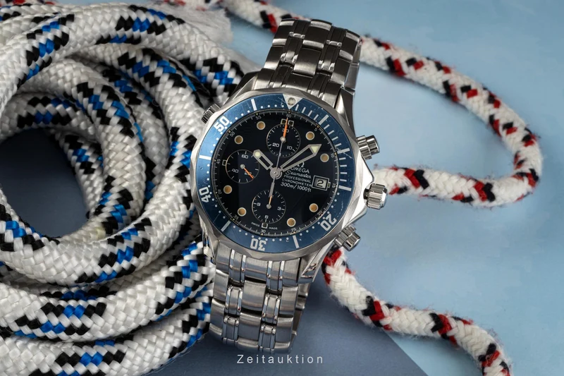 Omega Seamaster chronograph steel automatic men's watch 178.0504, 378.0504, 175.0504, 375.0504, 2298.80.00 [2301404]