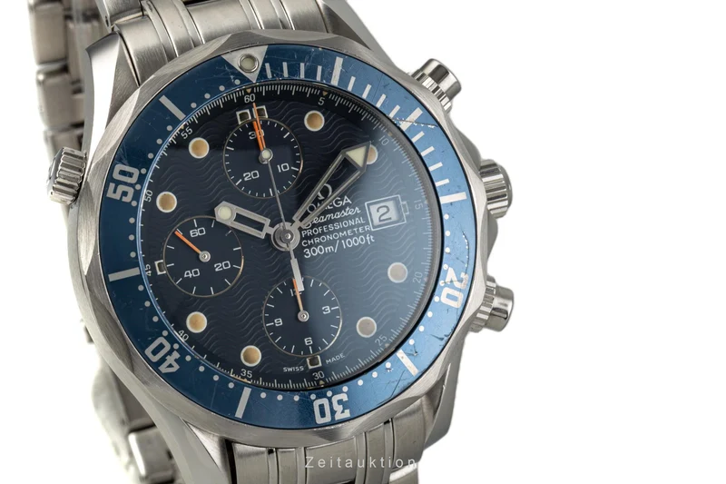 Omega Seamaster chronograph steel automatic men's watch 178.0504, 378.0504, 175.0504, 375.0504, 2298.80.00 [2301404]