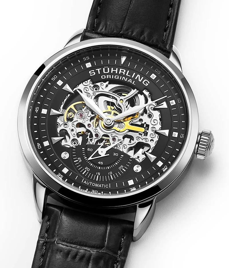 Stührling Executive 133 Automatic 44mm Skeleton