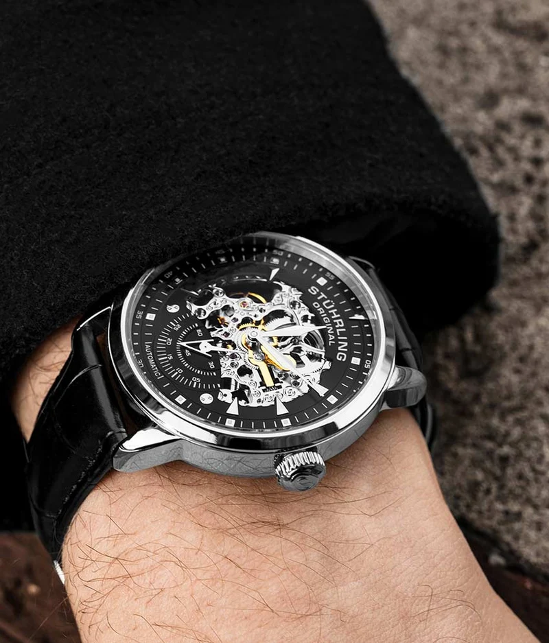 Stührling Executive 133 Automatic 44mm Skeleton
