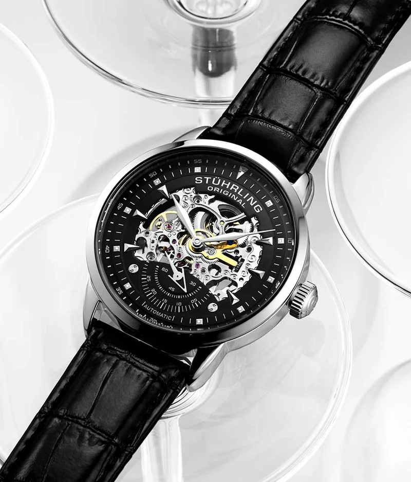 Stührling Executive 133 Automatic 44mm Skeleton