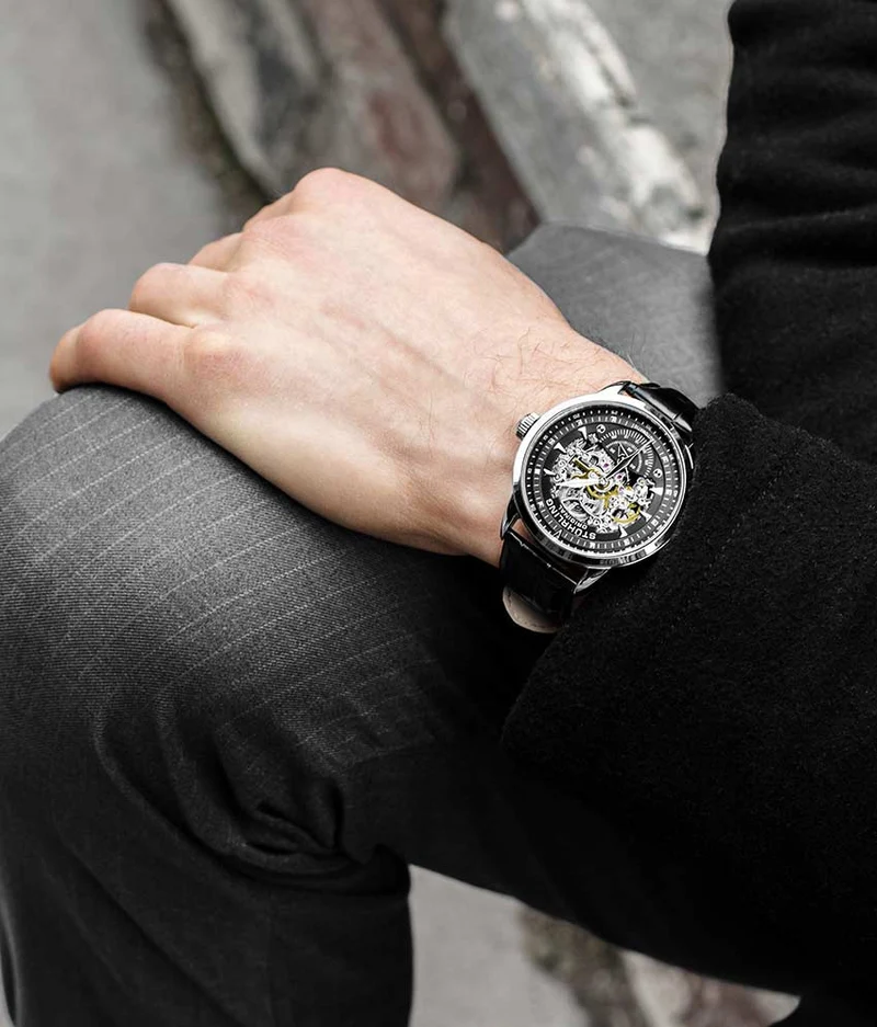 Stührling Executive 133 Automatic 44mm Skeleton
