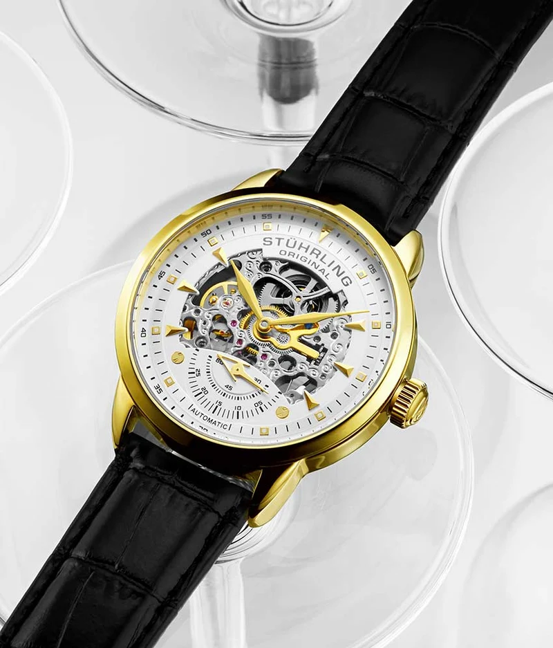 Stührling Executive 133 Automatic 44mm Skeleton