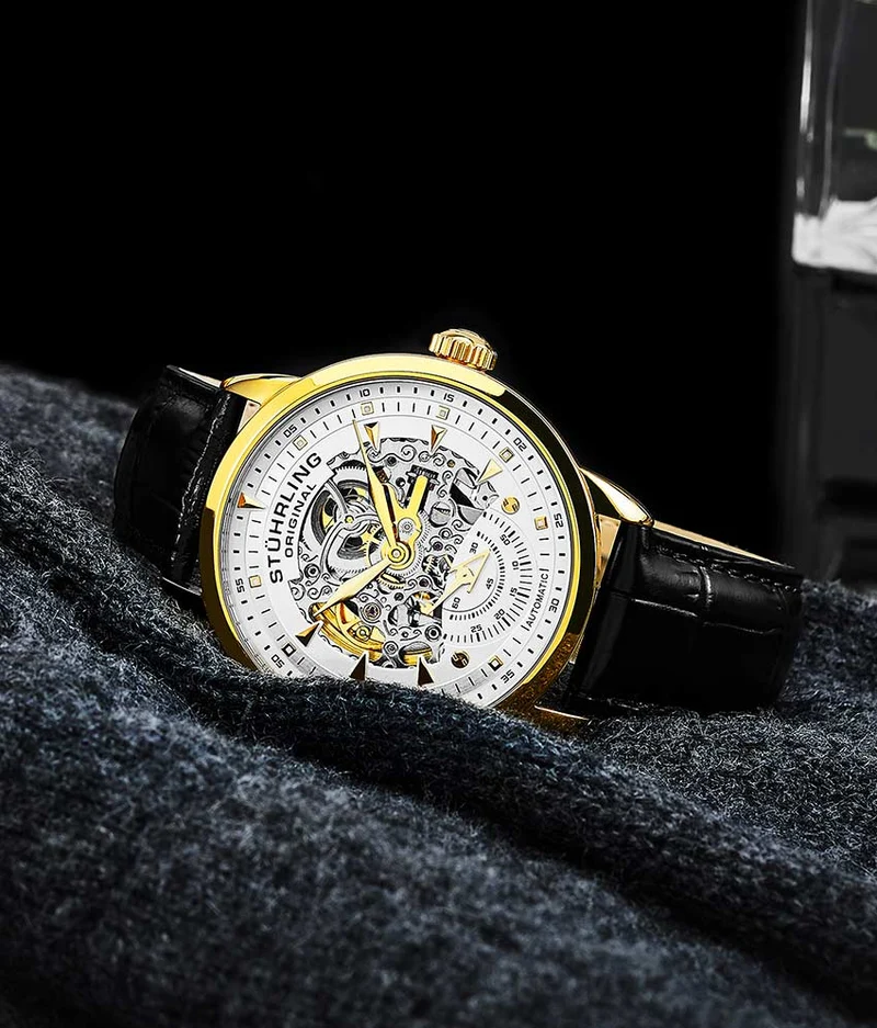 Stührling Executive 133 Automatic 44mm Skeleton