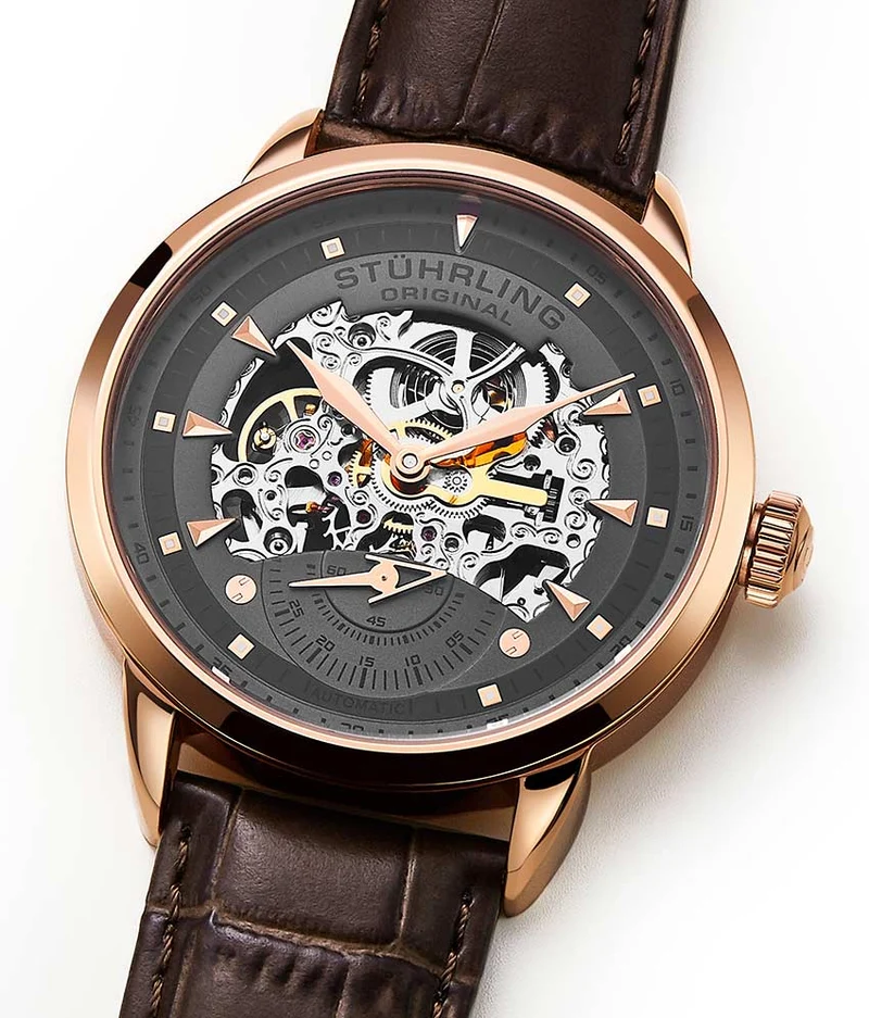 Stührling Executive 133 Automatic 44mm Skeleton