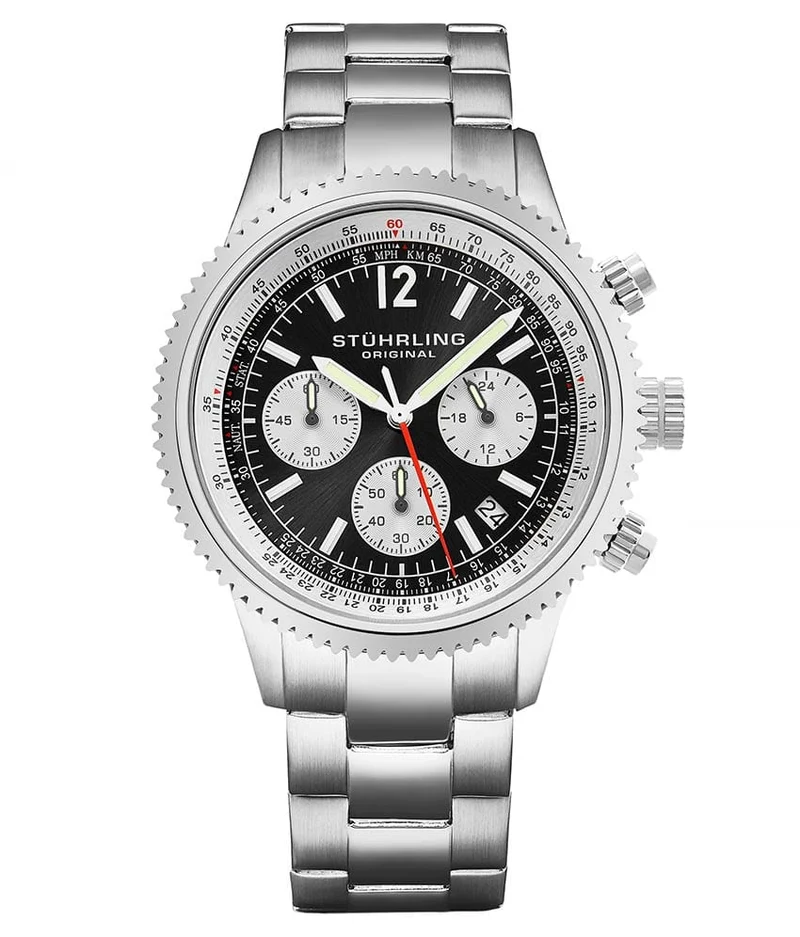 Stührling Tempest 669B Quartz 42mm Chronograph