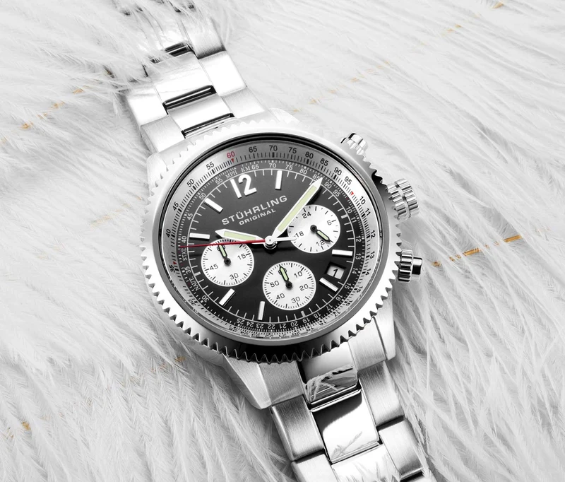 Stührling Tempest 669B Quartz 42mm Chronograph