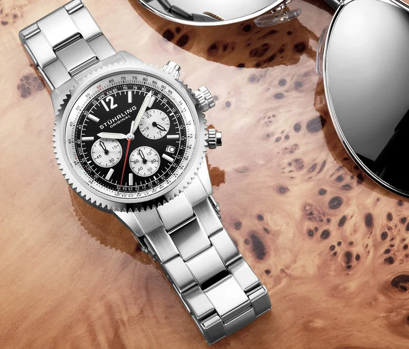 Stührling Tempest 669B Quartz 42mm Chronograph