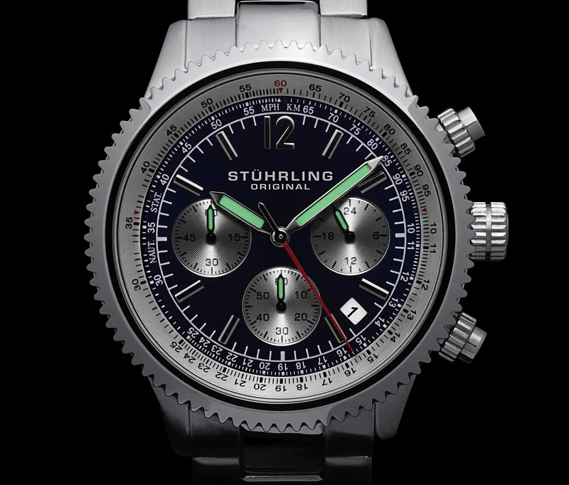 Stührling Tempest 669B Quartz 42mm Chronograph