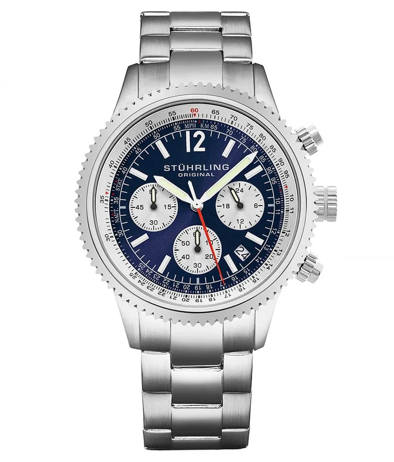 Stührling Tempest 669B Quartz 42mm Chronograph