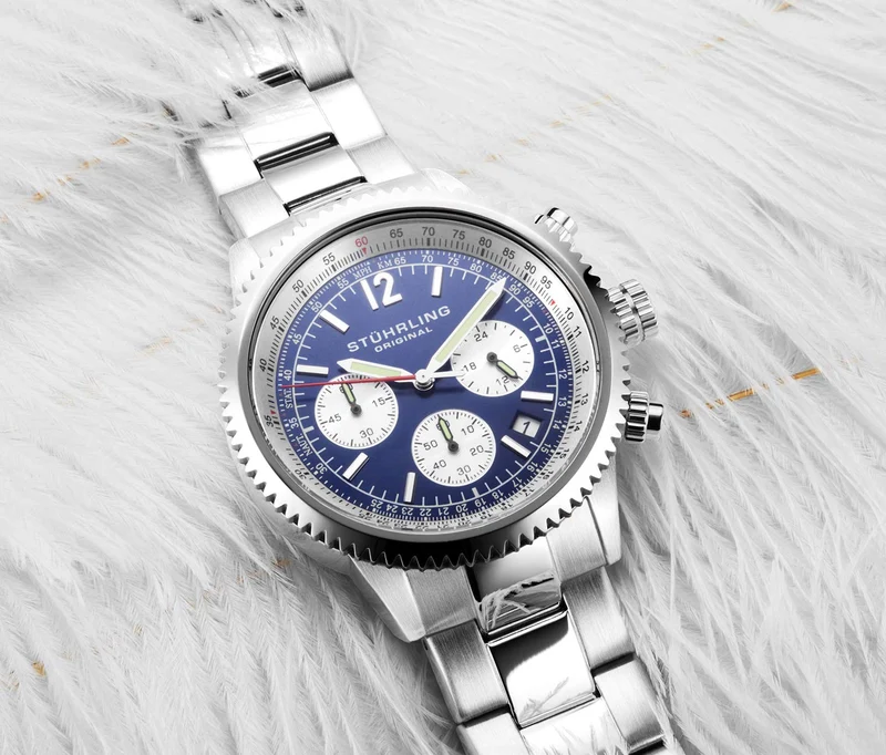 Stührling Tempest 669B Quartz 42mm Chronograph