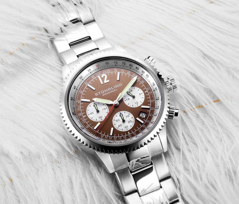 Stührling Tempest 669B Quartz 42mm Chronograph