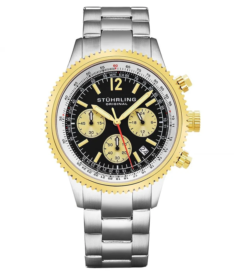 Stührling Tempest 669B Quartz 42mm Chronograph