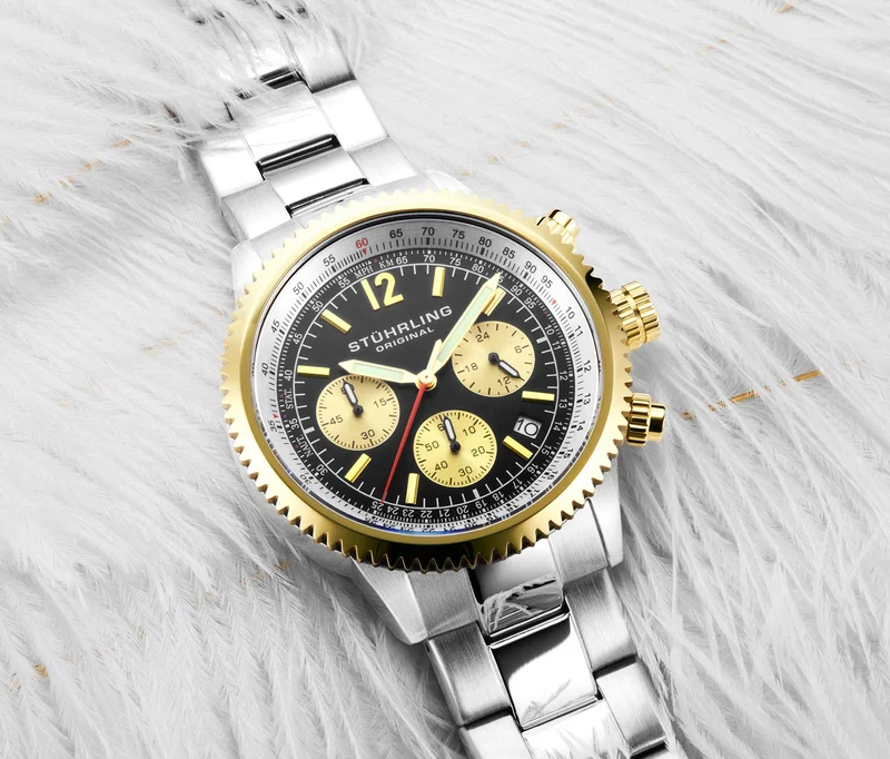Stührling Tempest 669B Quartz 42mm Chronograph
