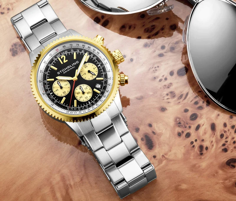 Stührling Tempest 669B Quartz 42mm Chronograph