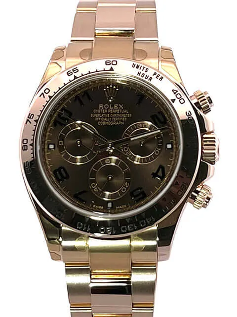 Rolex Cosmograph Daytona 116505 Everose-Gold Choco 2015 LC100 Teilverklebt