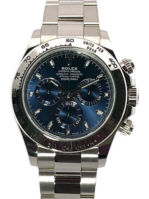 Rolex Cosmograph Daytona 116509 Weißgold Blau aus 2020 LC100