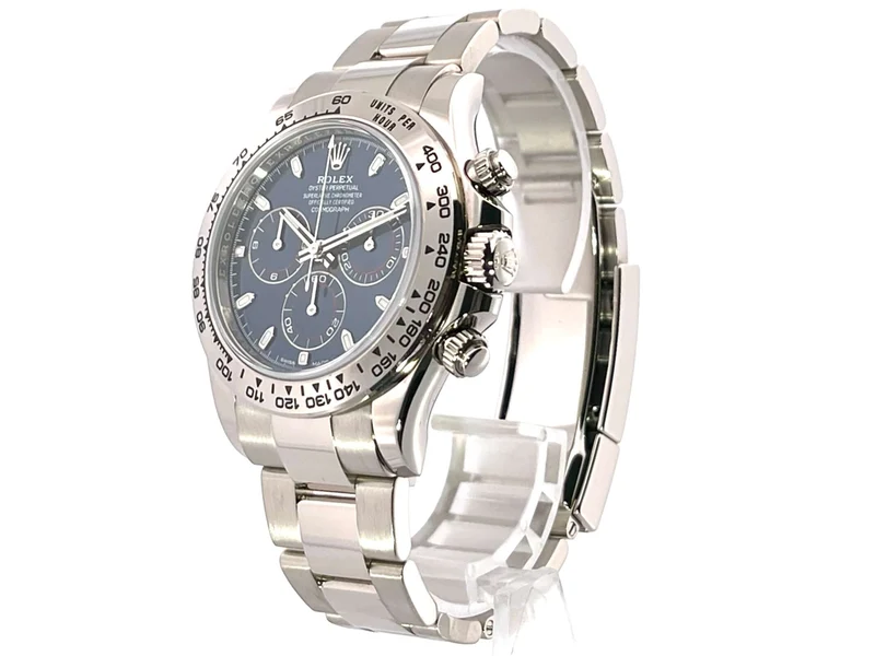 Rolex Cosmograph Daytona 116509 Weißgold Blau aus 2020 LC100