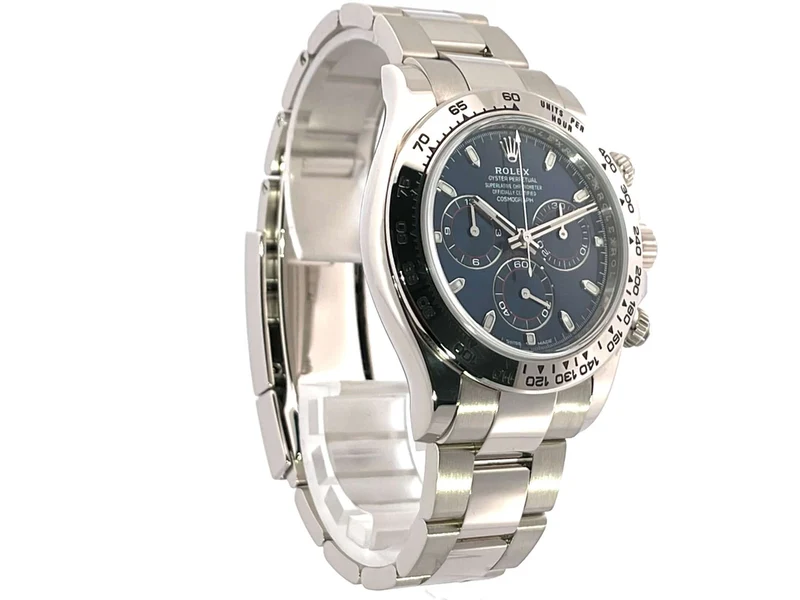 Rolex Cosmograph Daytona 116509 Weißgold Blau aus 2020 LC100