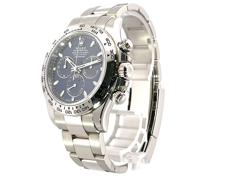 Rolex Cosmograph Daytona 116509 Weißgold Blau ungetragen