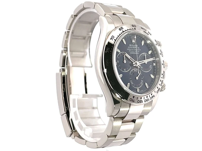 Rolex Cosmograph Daytona 116509 Weißgold Blau ungetragen