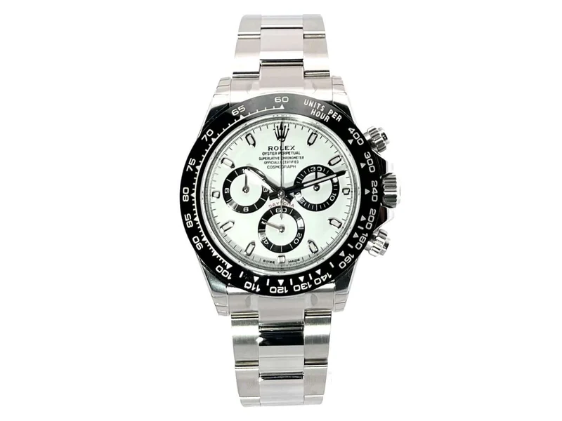 Rolex Daytona Edelstahl 116500LN Weiß verklebt LC100