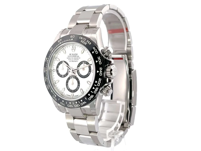 Rolex Daytona Edelstahl 116500LN Weiß verklebt LC100