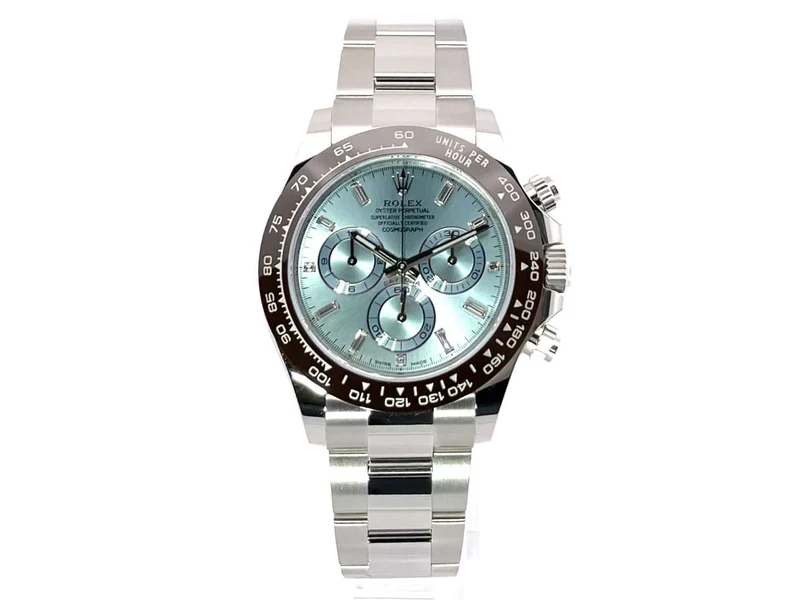 Rolex Daytona Platin 116506 Eisblau Diamant