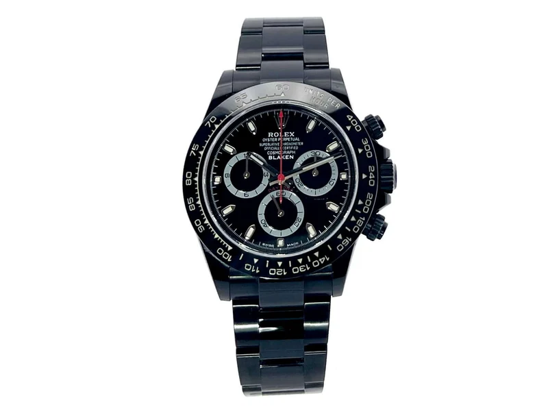 Rolex Daytona Edelstahl 116500LN Schwarz Blaken