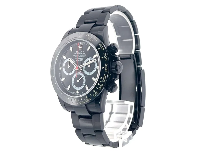 Rolex Daytona Edelstahl 116500LN Schwarz Blaken