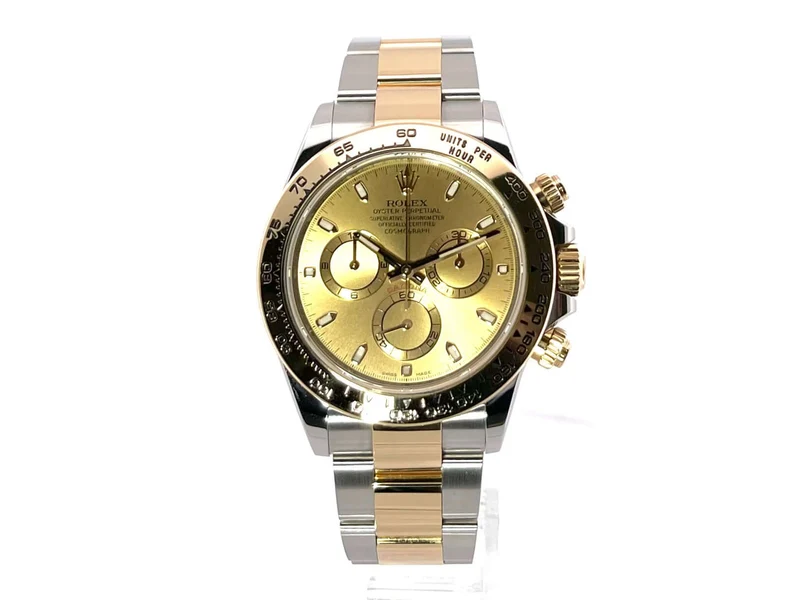 Rolex Daytona Edelstahl Gelbgold 116503 Champagner