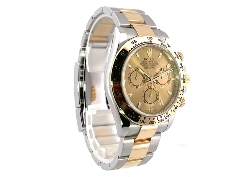 Rolex Daytona Edelstahl Gelbgold 116503 Champagner