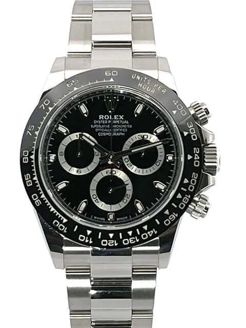 Rolex Daytona Edelstahl 116500LN Schwarz aus 2019 LC100