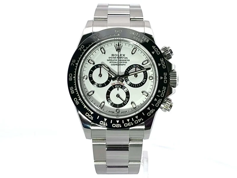 Rolex Daytona Edelstahl 116500LN Weiß aus 2017