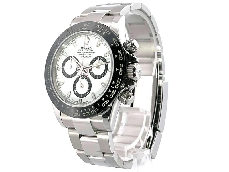 Rolex Daytona Edelstahl 116500LN Weiß aus 2017