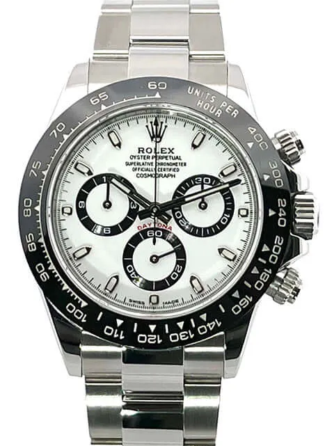 Rolex Daytona Edelstahl 116500LN Weiß aus 2020 LC100