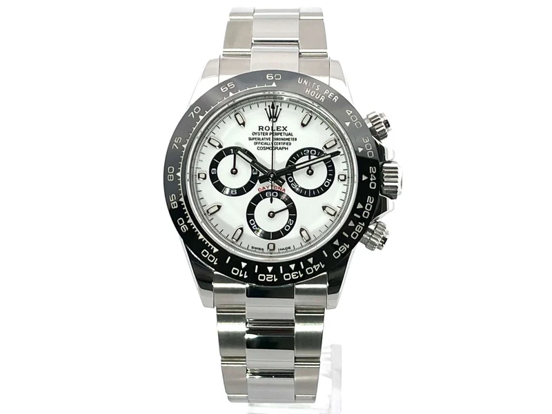 Rolex Daytona Edelstahl 116500LN Weiß aus 2020 LC100