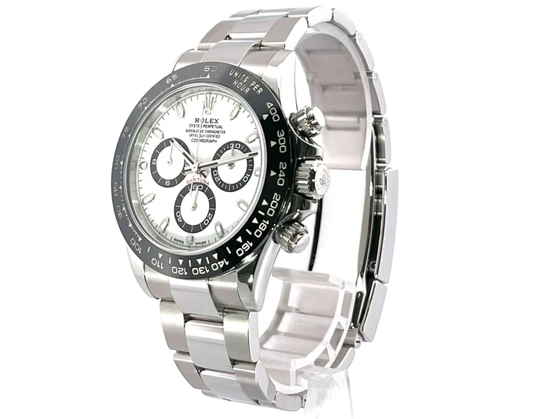Rolex Daytona Edelstahl 116500LN Weiß aus 2020 LC100