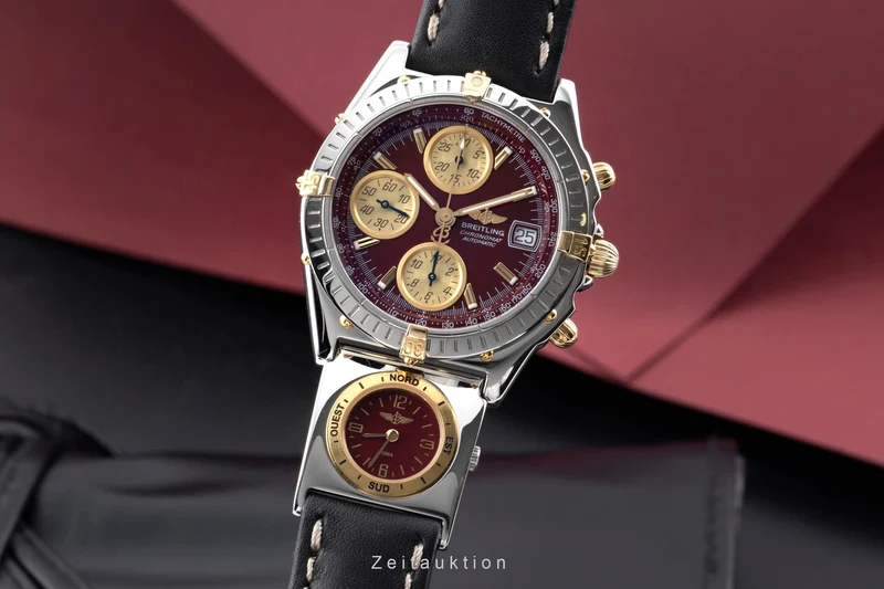 Breitling Chronomat chronograph steel / gold automatic men's watch B13350 [2600772]