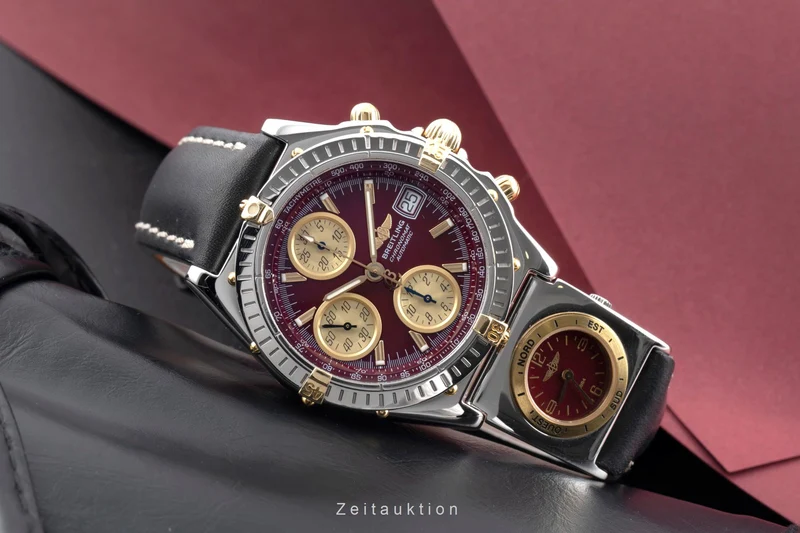 Breitling Chronomat chronograph steel / gold automatic men's watch B13350 [2600772]