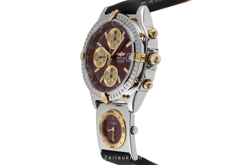 Breitling Chronomat chronograph steel / gold automatic men's watch B13350 [2600772]
