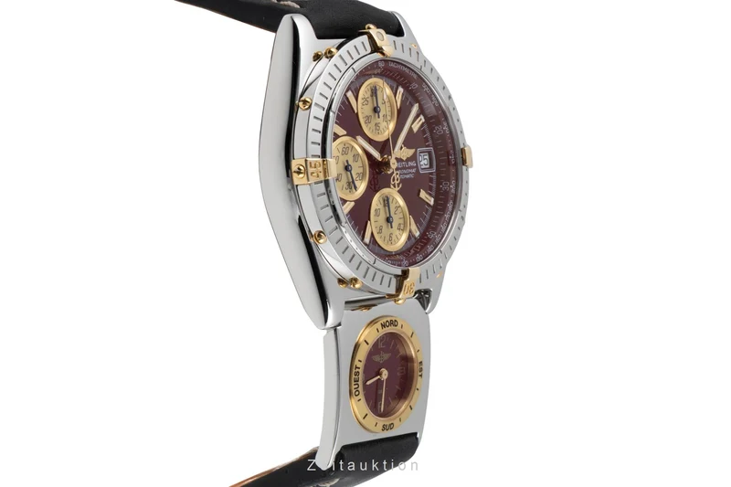 Breitling Chronomat chronograph steel / gold automatic men's watch B13350 [2600772]