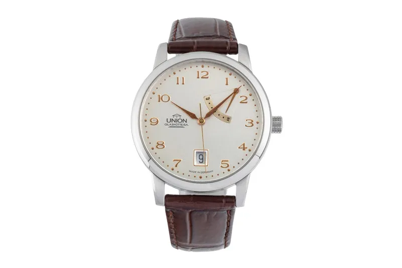 Union Glashütte Diplomat steel automatic men's watch 26.44.16.02.10 [2600976]