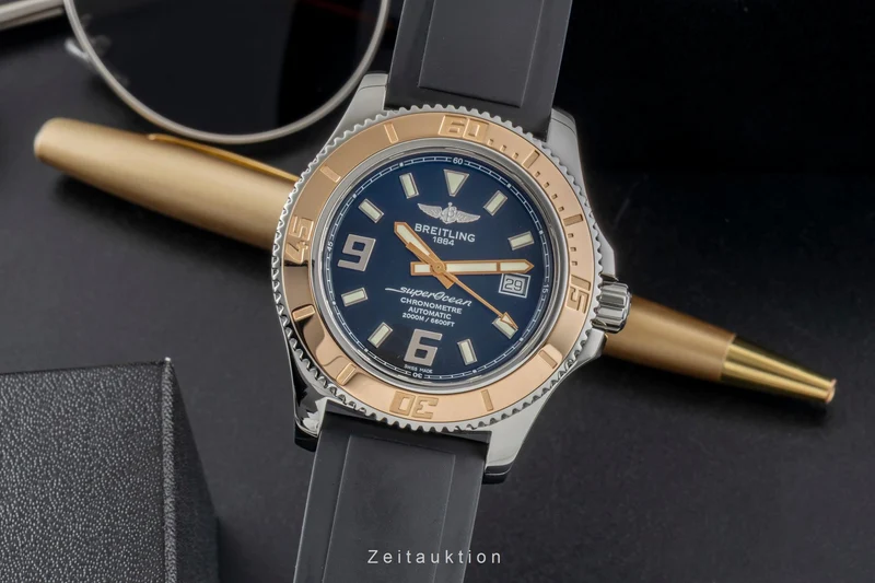 Breitling Superocean steel / gold automatic men's watch C1739112/BA77 [2601211]