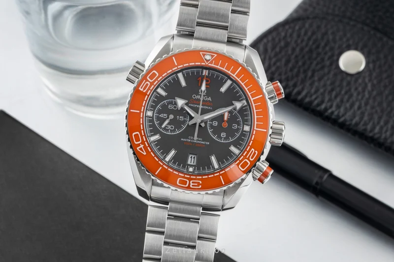 Omega Seamaster chronograph steel automatic men's watch 215.30.46.51.99.001 LP: 9900EUR [2601170]