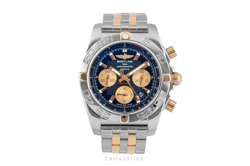 Breitling Chronomat 44 chronograph steel / gold automatic men's watch IB0110 [2600966]