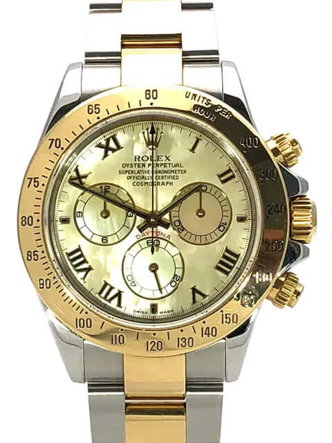Rolex Daytona Cosmograph 116523 Perlmutt Römisch P-Serie