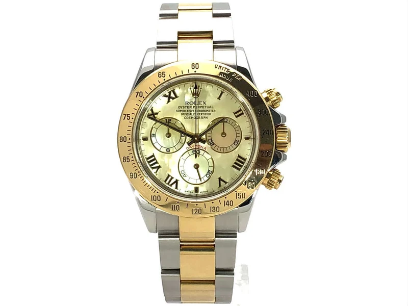 Rolex Daytona Cosmograph 116523 Perlmutt Römisch P-Serie