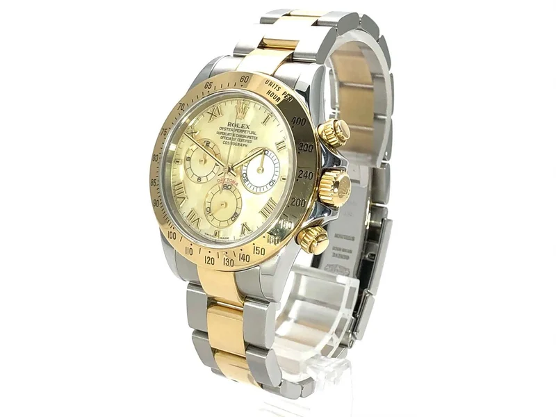Rolex Daytona Cosmograph 116523 Perlmutt Römisch P-Serie